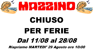 Chiusura Ferie 2023